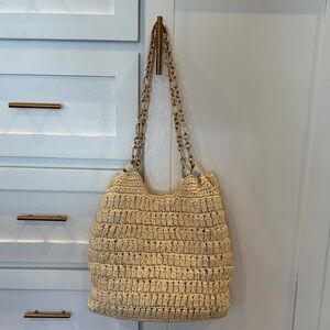 Laggo Straw Woven Shoulder Bag